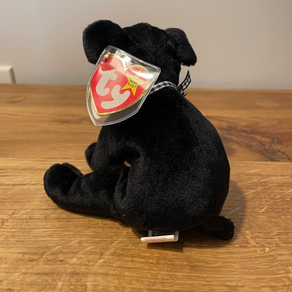 Ty Beanie Babies Luke Dog Black 1998 – New Tag Protector VINTAGE - Picture 9 of 9